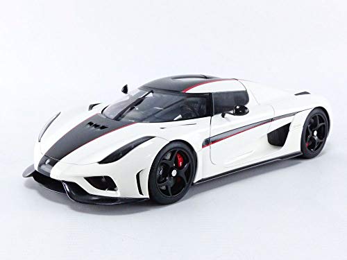 AUTOart 1/18 Koenigsegg Regera White Carbon Black Red 79027 Die
